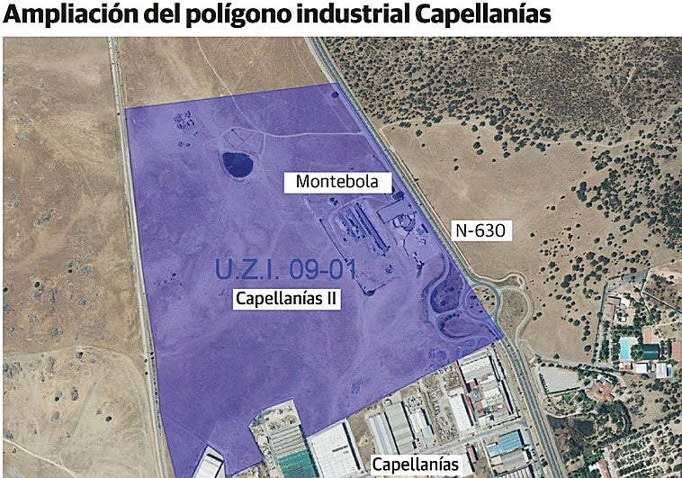 El Ayuntamiento de Cáceres permuta con Aesa y Rosper otras 15,7 hectáreas de suelo industrial para Capellanías II
